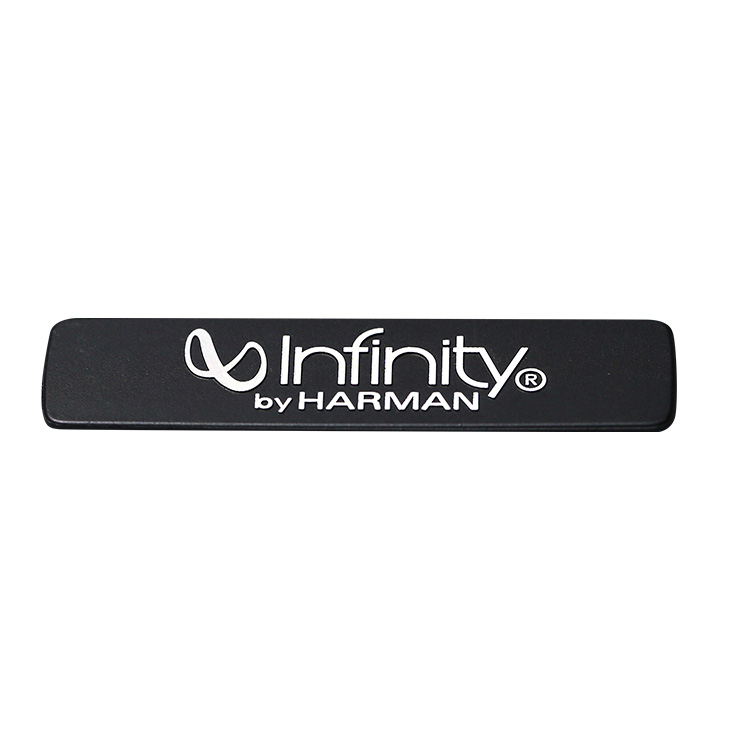 铝制标牌氧化喷漆抛光高光---Infinty