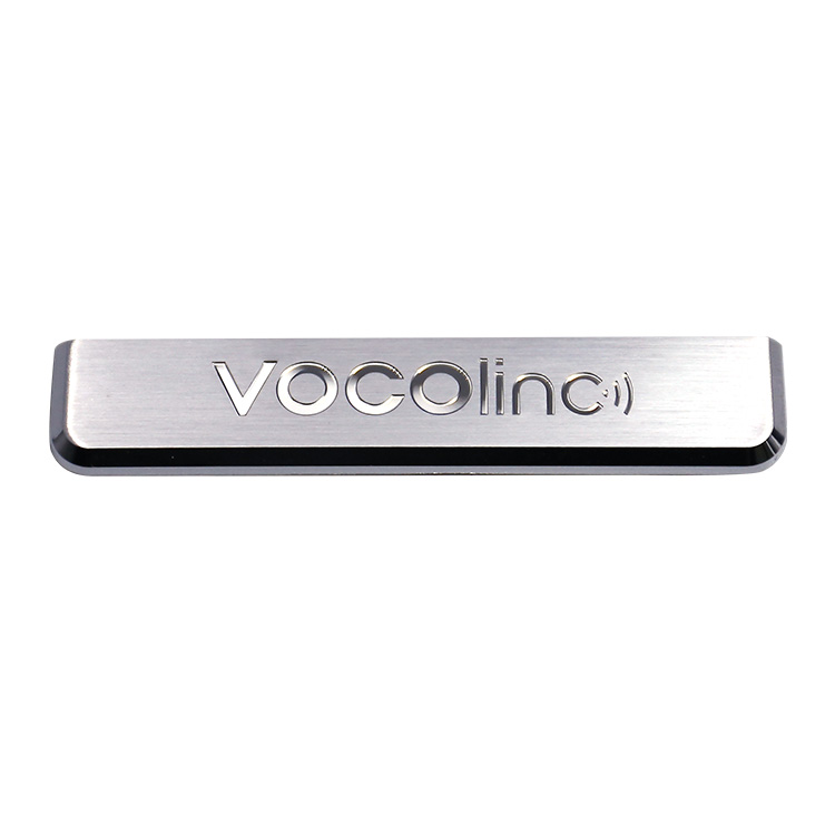 铝制标牌氧化喷漆抛光高光---Vocolinc